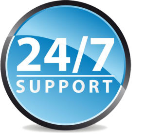 24x7 tech support