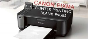 blank page printing